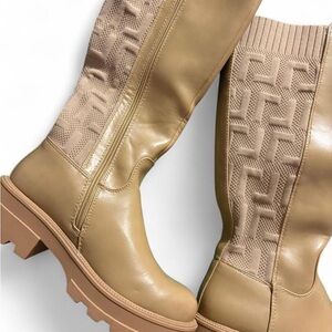 Stylish Tan Knee-High Boots